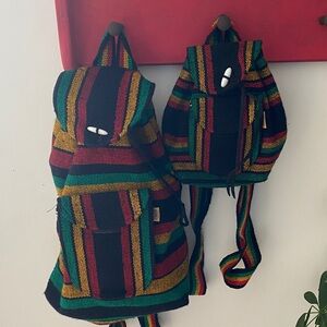 NEW🌈 Pinzon Handmade drawstring Backpacks Mexico Bags